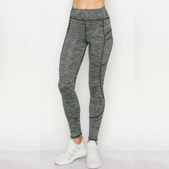 Seam Detail Pocket Legging - Everyday Legging - Affordable Legging - Legging - Picture 2 of 3